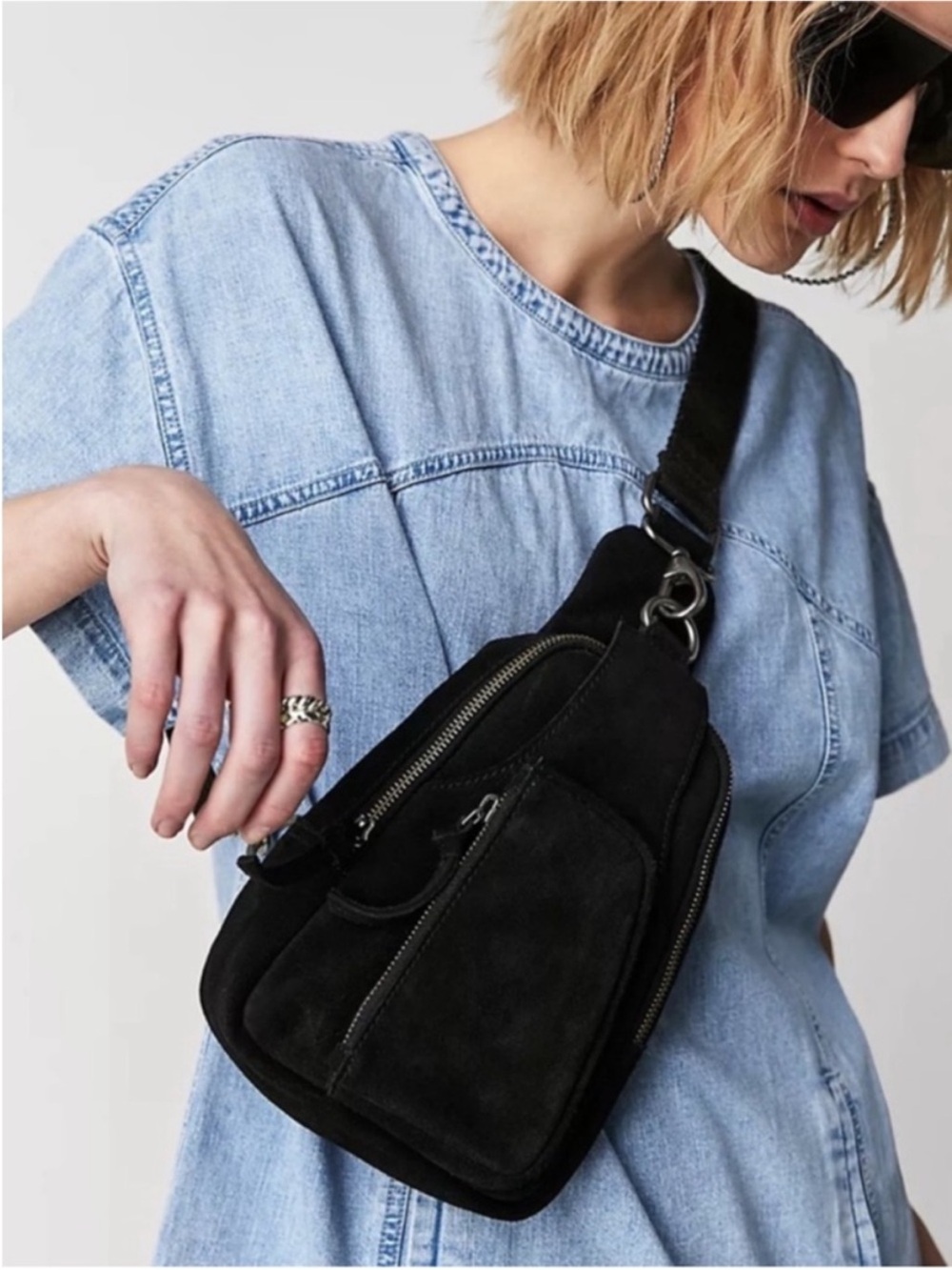 NWT Free People Hudson Sling Bag